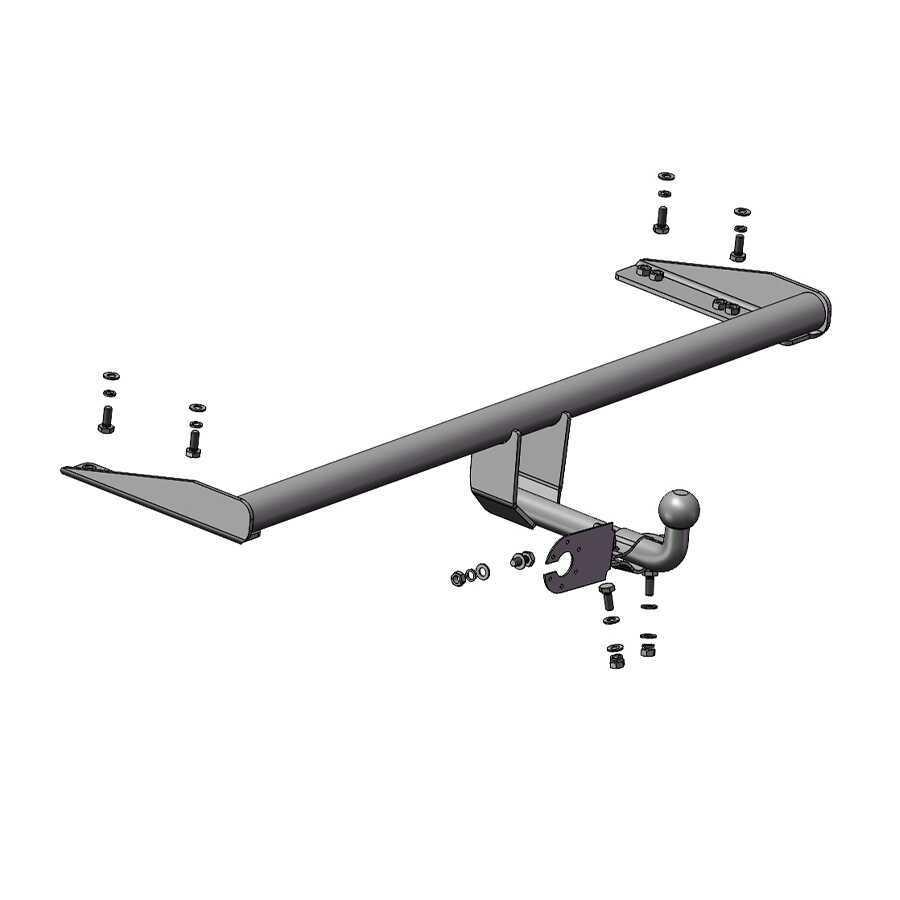 Фаркоп суцільнозварний посилений - Volkswagen Golf 3 Хетчбек, фото 1