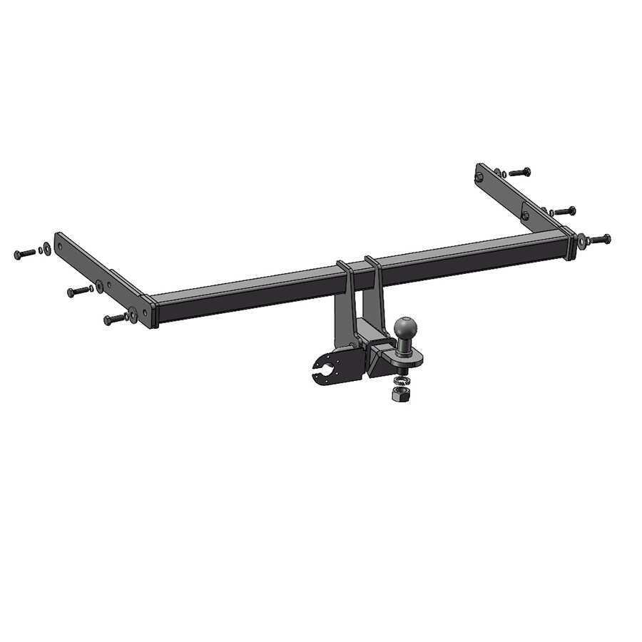 Фаркоп знімний під американський квадрат - Volkswagen Touran 2, фото 1