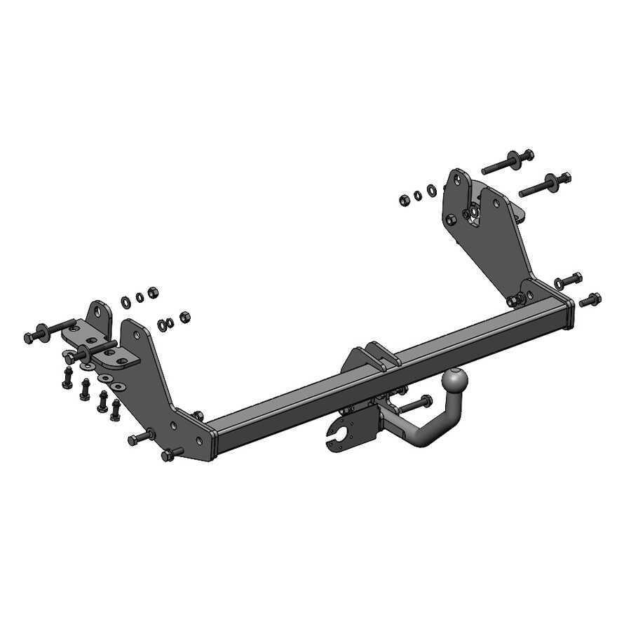 Фаркоп знімний на 2 болти - Mitsubishi Lancer 10 2007-2013, фото 1