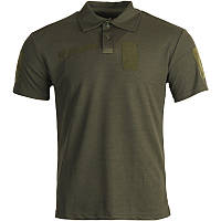 Поло-футболка Vik-Tailor Dark Olive від CoolPASS (100% поліестер) - універсальний одяг для туризму, тренувань, повсякденного