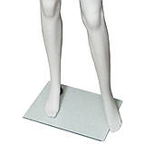 Манекен жіночий білий реалістичний на повний зріст, фото 2
