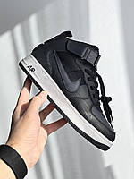 Nike Air Force Utility | Fur  • Black / Gray •