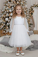 Біла сукня для дівчинки "Сніжка" Пишна Фатінова (122р)