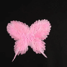 Крила метелика з пір'я РОЖЕВІ