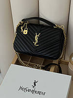 Сумка Saint Laurent College Medium In Quilted чорний