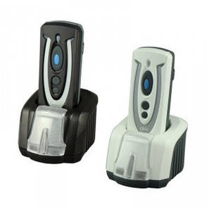 Зносостійкий бездротовий сканер штрих-кодів Cino PF680 BT Smart Cradle Kit RS-232 чорний з підставкою, фото 2