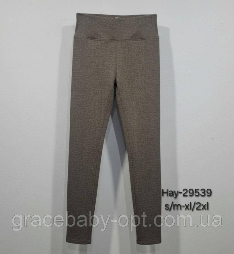 Лосини утеплені жіночі оптом, M/L-XL/2XL pp,  № Hay-29539, фото 1