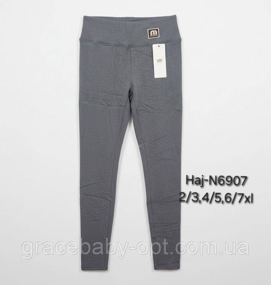 Лосини утеплені жіночі оптом, 2XL/3XL-6XL/7XL pp,  № Hay-N6907, фото 1