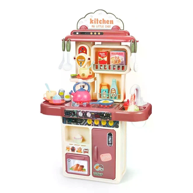 Кухня з водою та парою Limo Toy 16860, рожева, фото 1