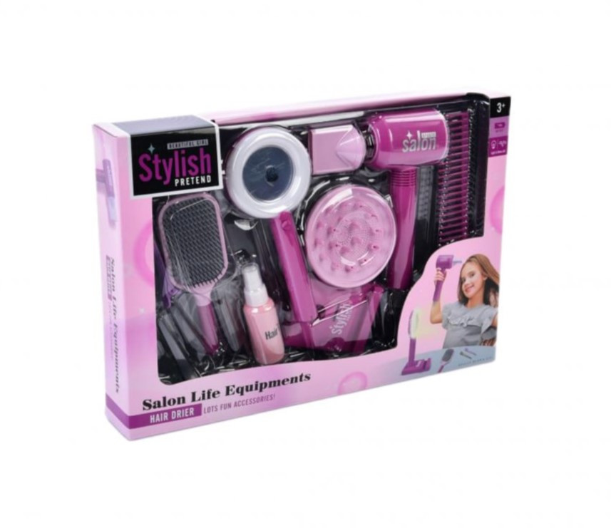 Набір перукаря з феном та аксесуарами YLQ 093, фото 1