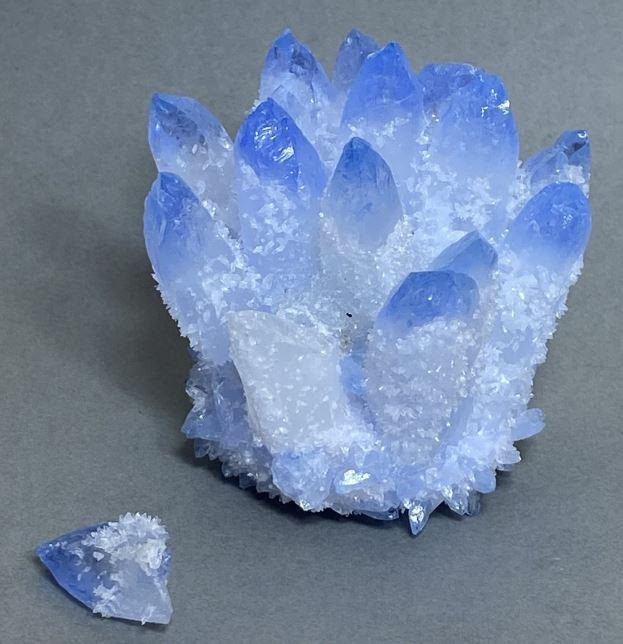 Уцінка! Друза Аквамарин 70х63мм+- вага від +-259г. (зламаний кристал), фото 1