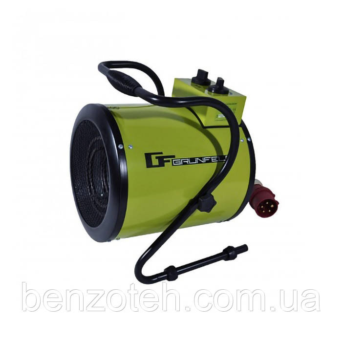 Теплова електрична гармата на 3 кВт GRUNFELD GG-C3/1 продуктивністю 386 м3/год, фото 1