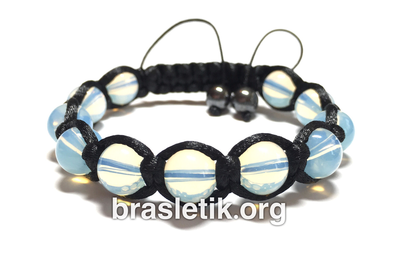 Браслет Из Лунного Камня Натурального Shamballa — Купить Недорого на ...