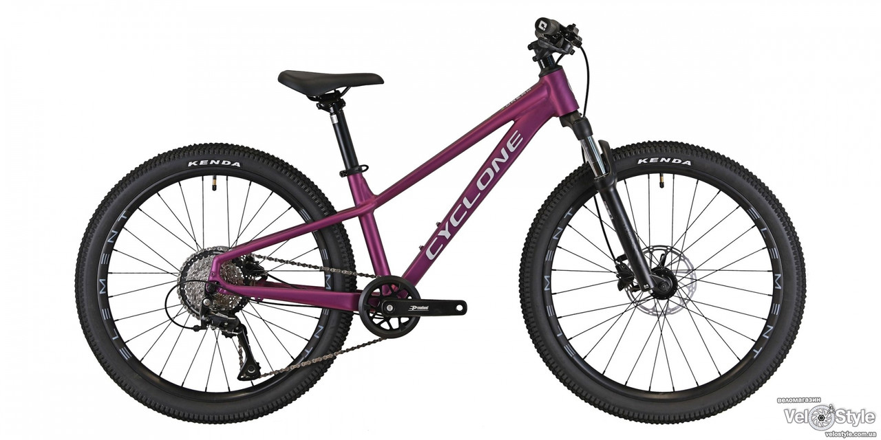Велосипед CYCLONE DREAM фіолетовий матовий колеса 24" рама 12" | 2025, фото 1