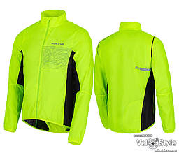 Велокуртка проти вітру KLS Levante зелений L