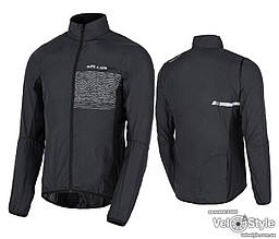 Велокуртка проти вітру KLS Levante чорна L
