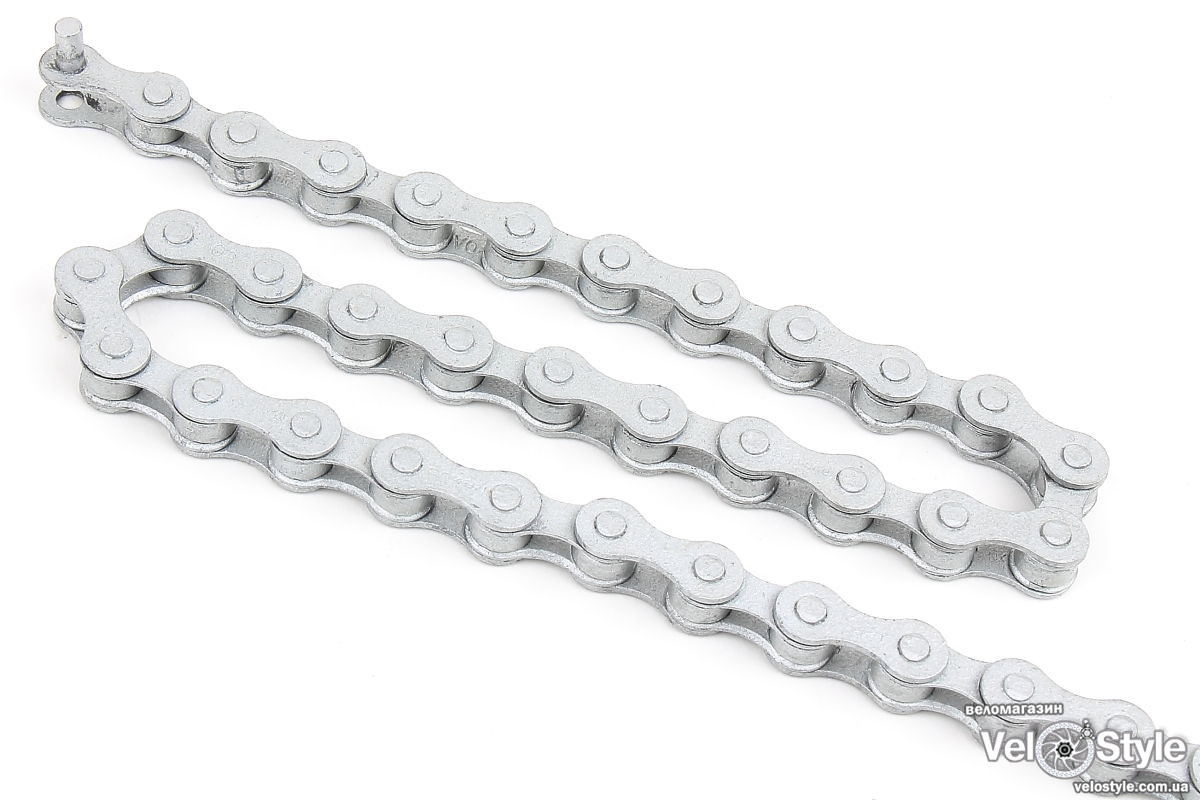 Ланцюг Shimano CN-NX10 1шв. 1/2"x1/8" 114ланка. сіра, фото 1