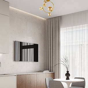 Золота люстра "Bubbles" на 5 ламп (918-LP267-5 SGGD+BR), фото 2