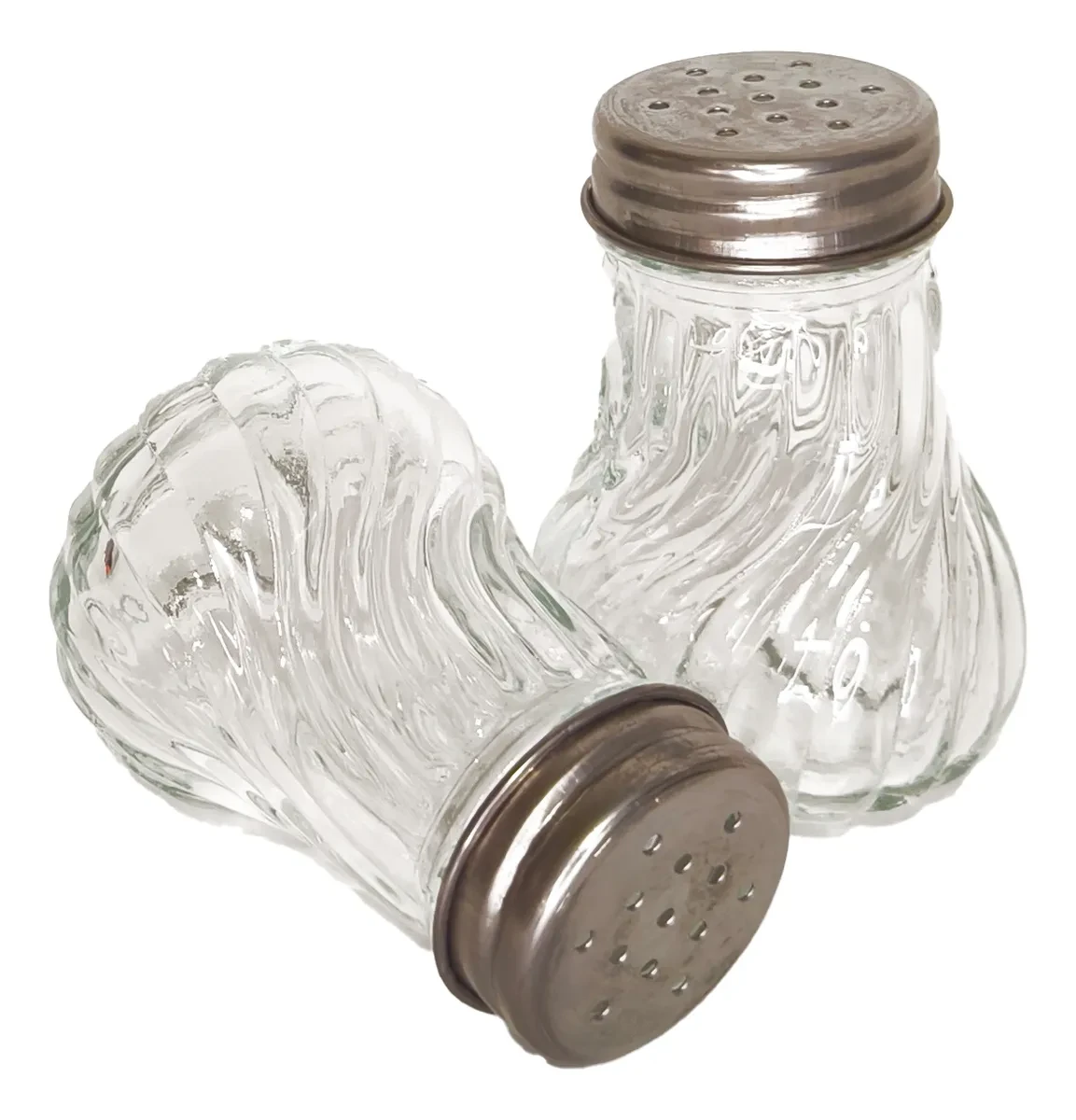 Набір для спецій скляний , сіль і перець, фото 1