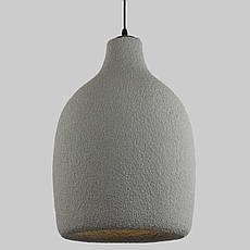 Сірий гіпсовий підвіс-люстра 30х45см "Вабі Сабі" (909-XLS05 (280) GREY), фото 4