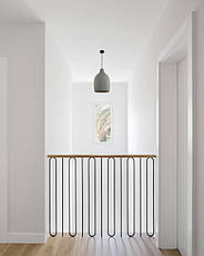 Сірий гіпсовий підвіс-люстра 30х45см "Вабі Сабі" (909-XLS05 (280) GREY), фото 3