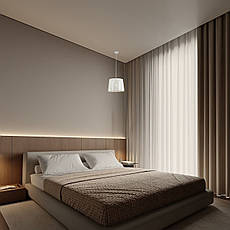 Білий підвіс-люстра 35см "ЛІС" (909-XL1230-1 (350) WH), фото 3