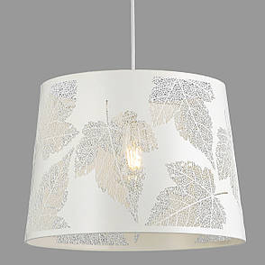 Білий підвіс-люстра 35см "ЛИСТЯ" (909-XL1247-1 (350) WH), фото 1
