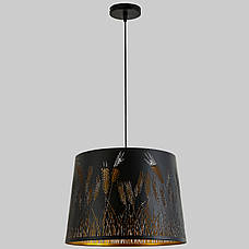 Чорний підвіс-люстра 35см "КОЛОСКИ" (909-XL1250-1 (350) BK), фото 5