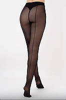 Колготки 40 ден мікротюль зі швом Giulia Microtulle 40 чорного кольору розміри 2 3 4, фото 5