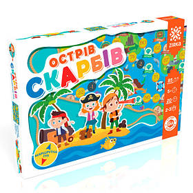 Настільна гра - ходилка "Острів скарбів" 76640 укр. мовою ЗІРКА yL.