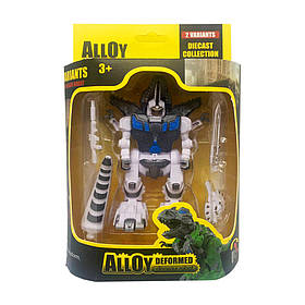 Дитячий трансформер Bambi 3275 робот+динозавр Білий Bambi yL.