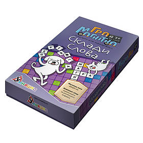 Настільна магнітна гра "Склади слово" 1425 від 7 років УМНЯШКА yL.