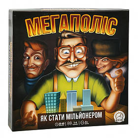 Настільна гра Мегаполіс "Як стати мільйонером" Arial 910039 укр. мовою Arial yL.