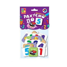 Магнітна гра для дітей "Рахуємо до 5" Vladi Toys VT5900-03 (укр) Vladi Toys yL.