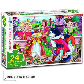 Дитячі пазли "Кіт у чоботях" 82135 на 24 елемента Энергия Плюс yL.