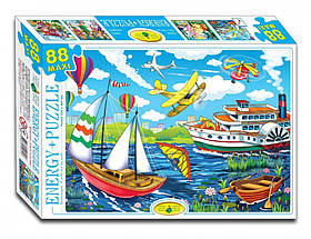 Дитячі пазли Транспорт. В небі і на воді 83446, 88 елементів Энергия Плюс yL.