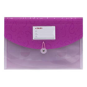 Папка на резинці А4 DL5226 4 відділення Рожевий DL yL.