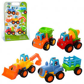 Набір іграшкових машинок Будтехніка 326m інерційні Hola yL.