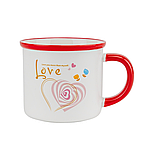 Чашка ретро керамічна Кохання 300 мл Elisey