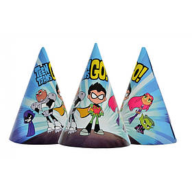Ковпак святковий "Для хлопчиків Титани №12" 7003-0036, 15см, в упаковці 20 шт Party yL.