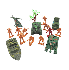 Cолдати в наборах 6288-B95 техніка, фігурки, в кульці Bambi yL.