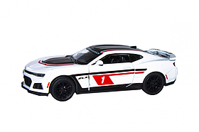 Дитяча модель машинки Шевроле Camaro ZL1 2017 Kinsmart KT5399FW інерційна, 1:38 White Kinsmart yL.