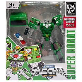 Ігровий набір з роботом-трансформером KKR-13 з безпечних матеріалів Вид 2 Bambi yL.