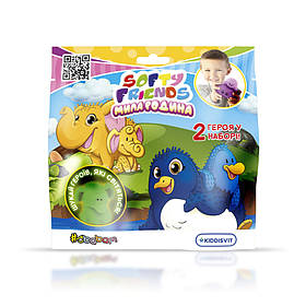 Стретч-іграшка у вигляді тварини Мила сім'я #sbabam 8/SC22 серія "Softy friends" #sbabam yL.