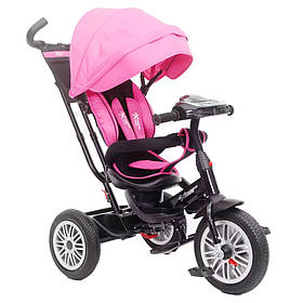 Велосипед 3-х колісний TR2406 з пультом, рожевий Bambi yL.