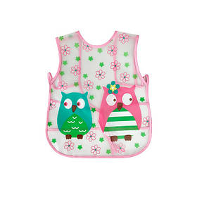 Слинявчик клейончатий на зав`язках MGZ-0607(Pink) Megazayka yL.