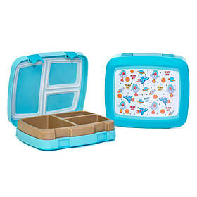 Дитячий Ланч-бокс "Space" 01550/04 кришка на защіпках Doloni yL.