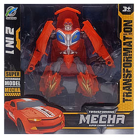 Машинка-трансформер «Transforming Mecha» 168-22 Помаранчевий Bambi yL.