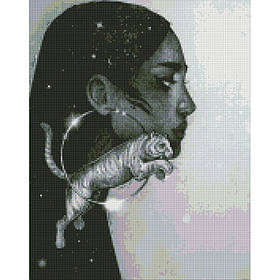 УЦІНКА! Алмазна мозаїка "Сузір'я тигра" AMO7270-UC 40х50 см yL.