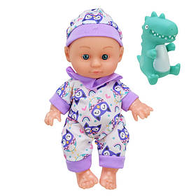 Дитяча Лялька-Пупс "Cute baby" HX623-5/7 з іграшкою Фіолетовий Bambi yL.
